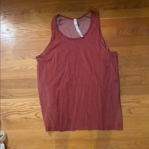 Red lululemon tank top